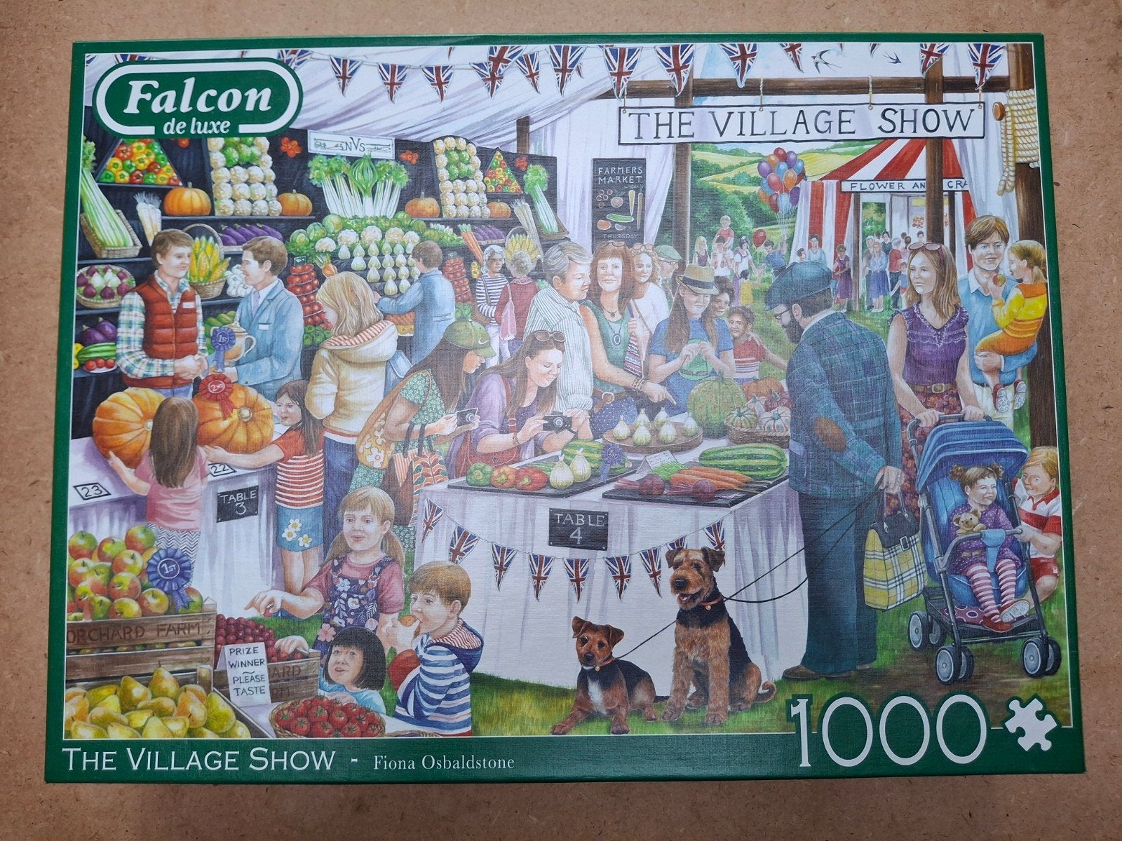 Puzzel Falcon  - The village show., Enlèvement