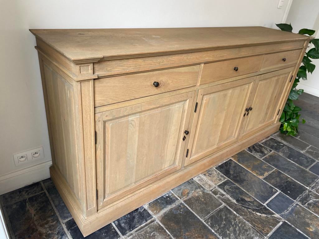 Cradley Dressoir, tv-meubel, salontafel in massieve eik, Maison & Meubles, Enlèvement, Utilisé, Chêne, Avec tablette(s)