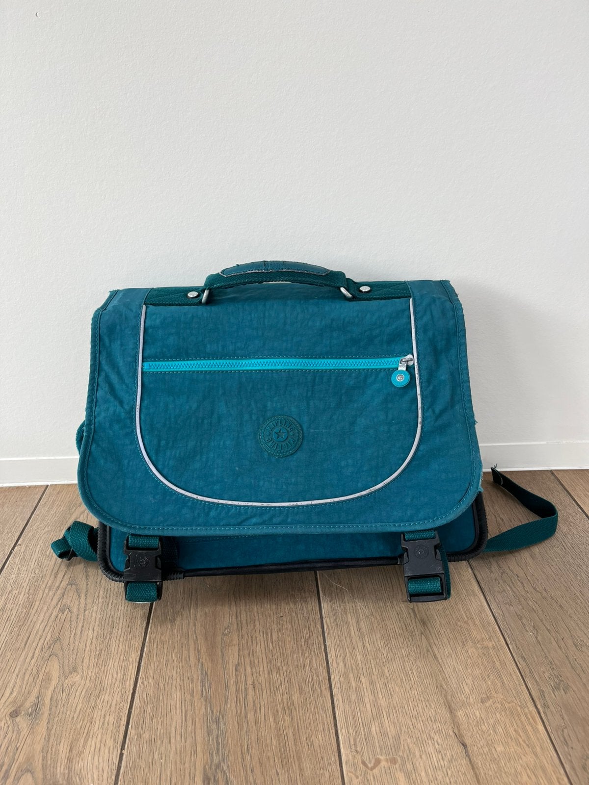 Boekentas Kipling met aapje, Ophalen of Verzenden, Gebruikt, Groen