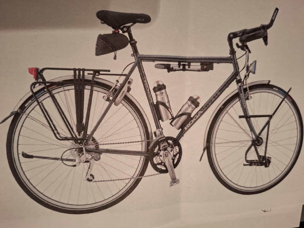 koga miyata randonneur man, Fietsen en Brommers, Ophalen, 28 inch, Gebruikt, Velgrem