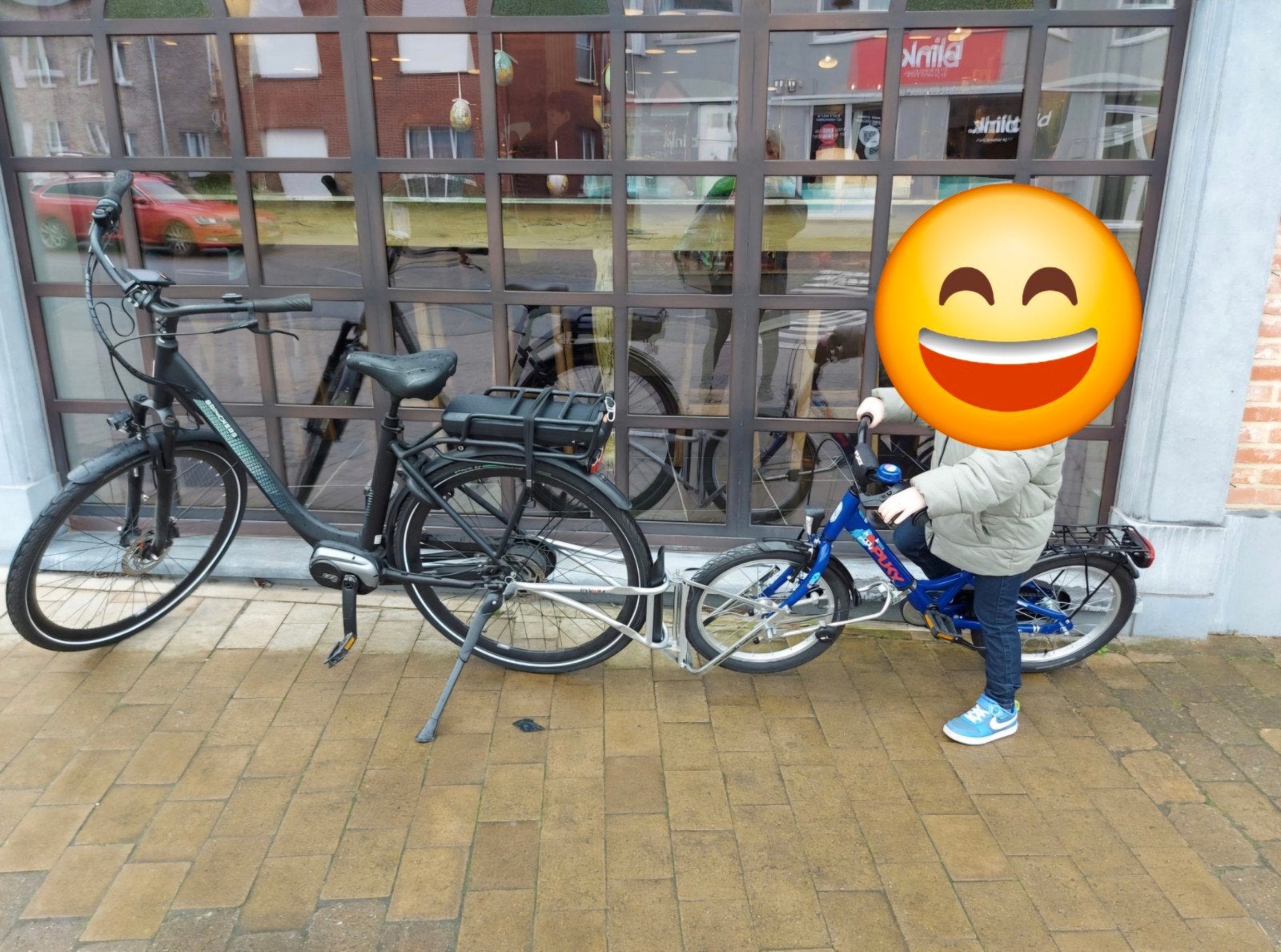 Système Follow me pour vélo, Enlèvement, Comme neuf