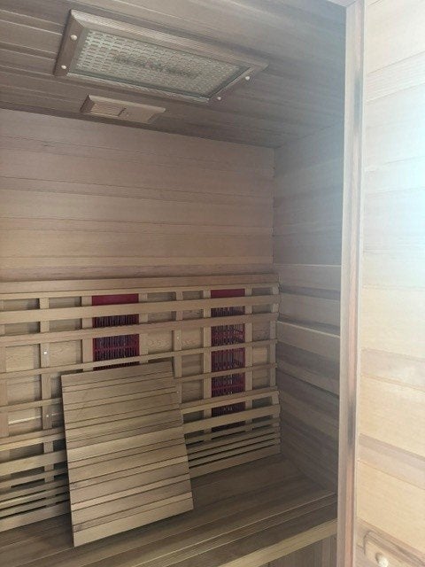 Infrarood sauna 3 personen [Healthmate], Sports & Fitness, Enlèvement, Comme neuf, Infrarouge, Sauna complet