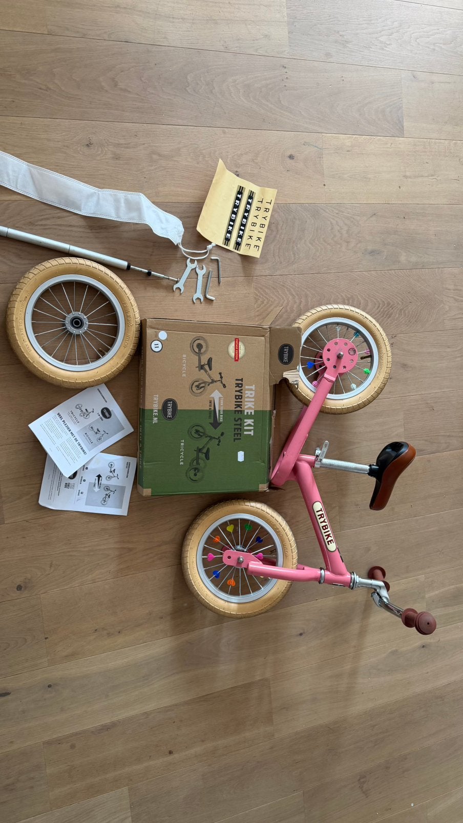 Trybike loopfiets, Fietsen en Brommers, Ophalen, Gebruikt, Minder dan 16 inch