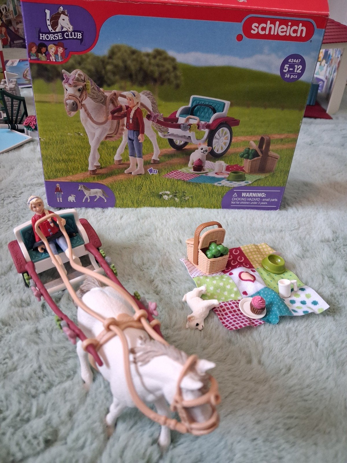 Schleich Horse Club, paardenkoets 42467, Enfants & Bébés, Jouets | Autre, Enlèvement, Comme neuf, Garçon ou Fille