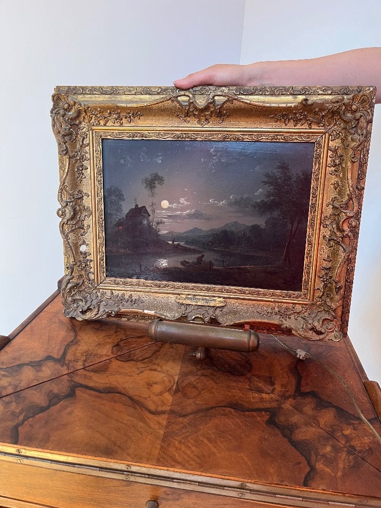 Prachtig Schilderij antiek., Antiek en Kunst, Ophalen