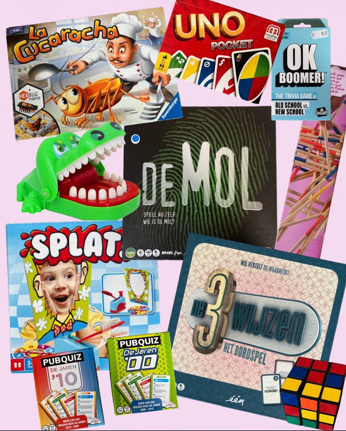 Belle collection de jeux/jeux de plateau (NOUVEAU !), Cinq joueurs ou plus, Enlèvement ou Envoi, Comme neuf
