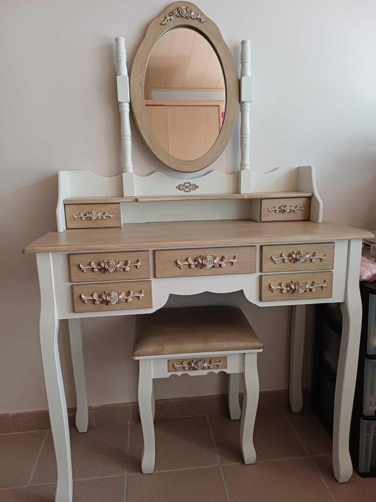 make-up tafel, Ophalen, Gebruikt