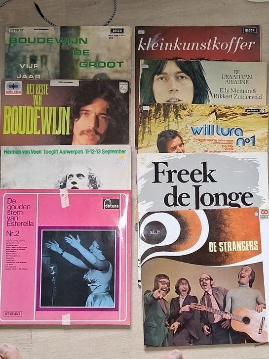 diverse Nederlandstalige vinyl platen, Gebruikt, Cabaret of Kleinkunst, Complilatie, Ophalen of Verzenden