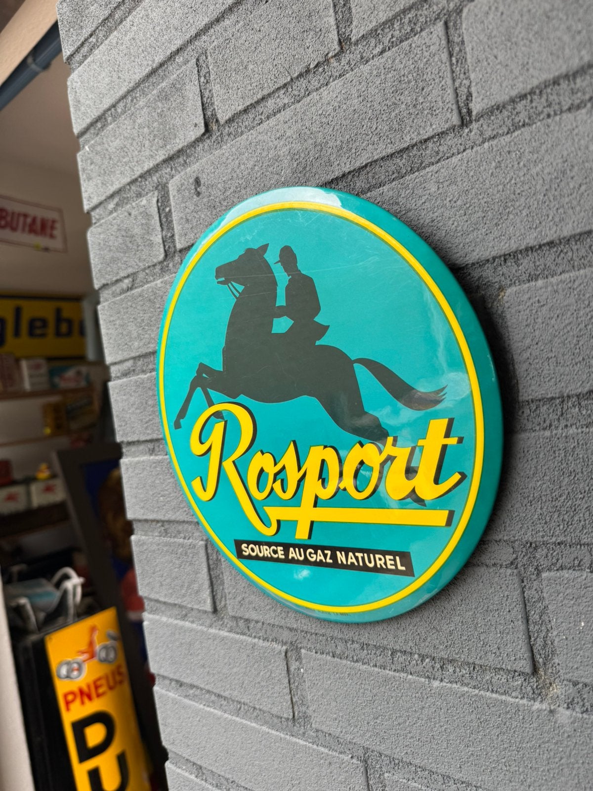 Rosport oud reclame bord, Verzamelen, Ophalen of Verzenden, Gebruikt, Reclamebord