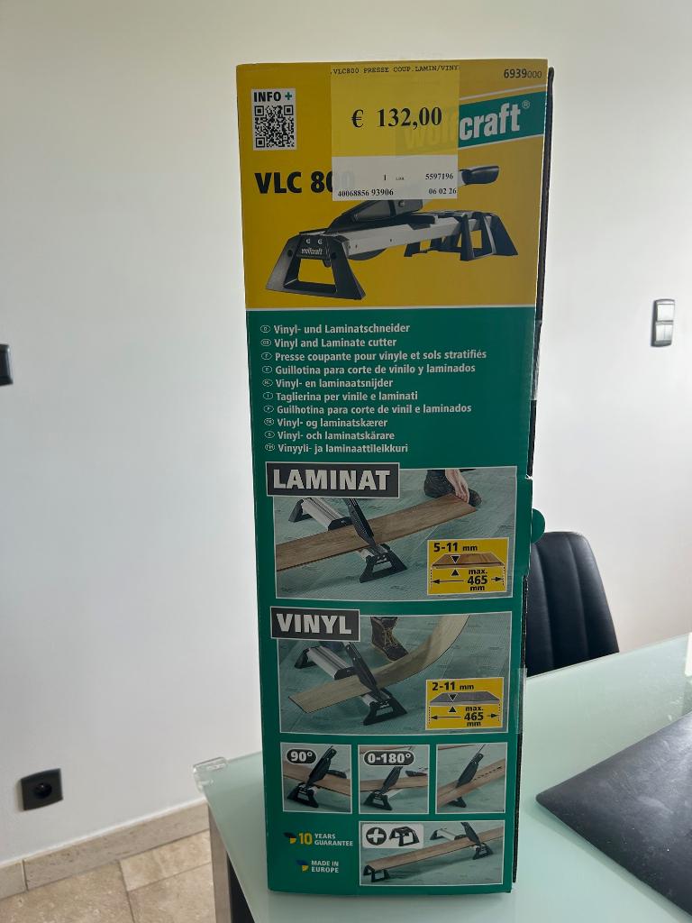 presse coupante pour vinyle et sol stratifiés, Bricolage & Construction, Enlèvement, Comme neuf