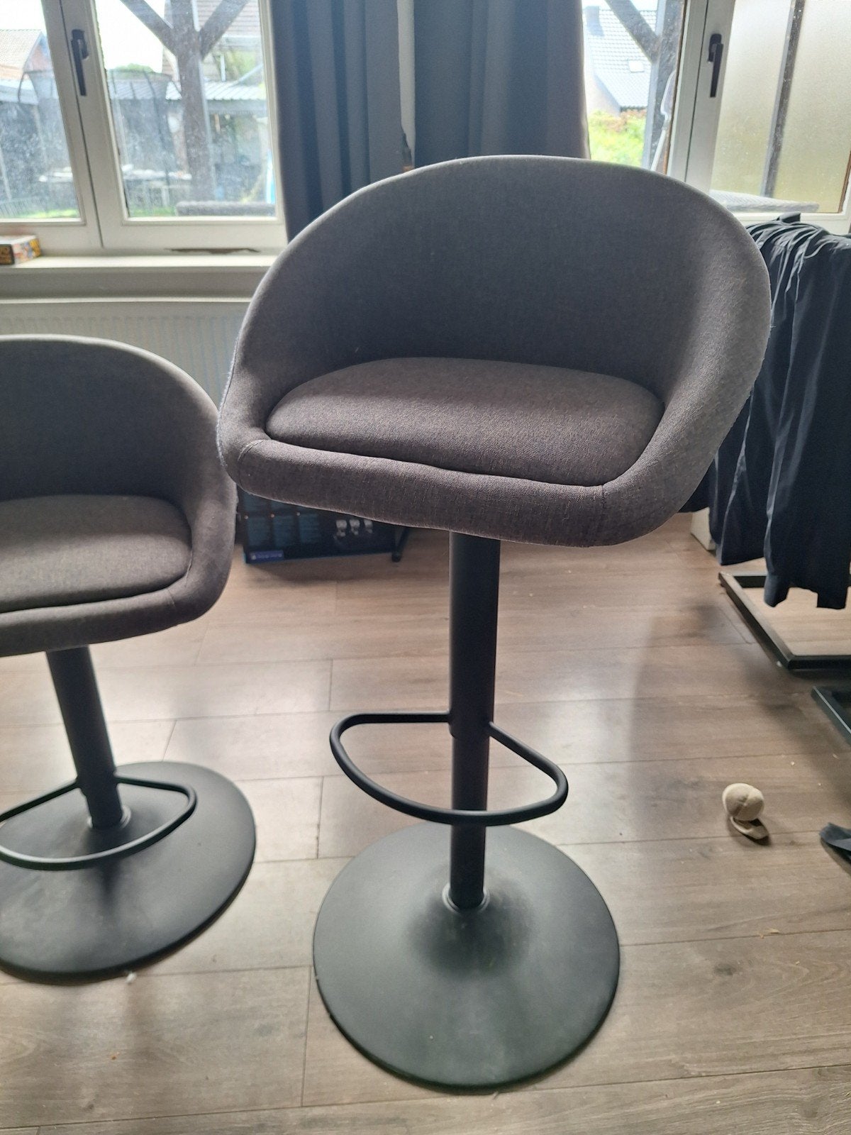 Barkrukken 2 stuks, Ophalen, Gebruikt, 60 tot 90 cm, In hoogte verstelbaar