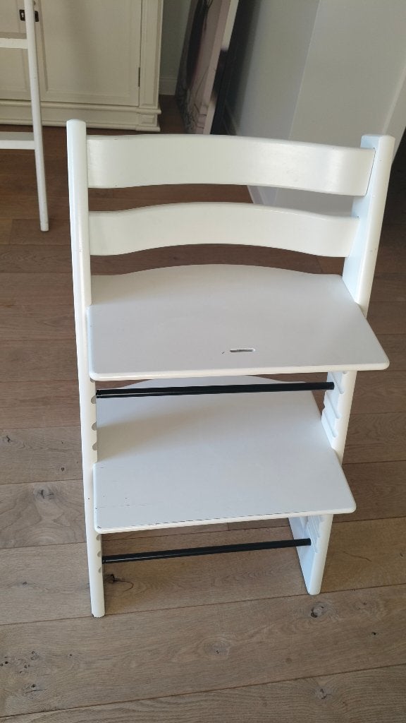 TRIP TRAP KINDERSTOEL WIT, Enlèvement, Utilisé, Chaise évolutive