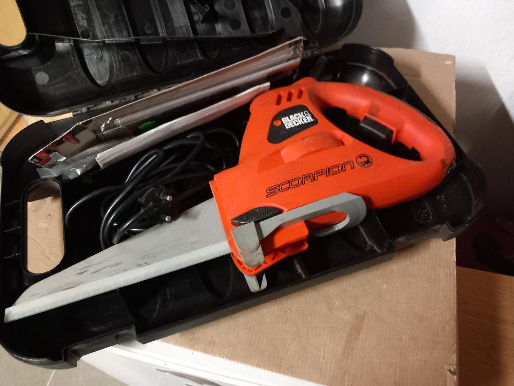 Zaag black &decker, Ophalen