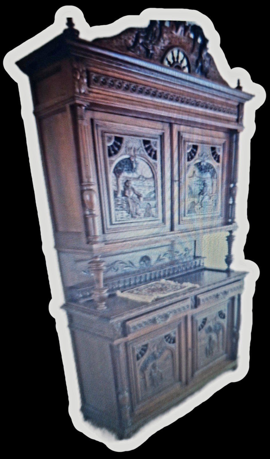 antiek Bretonse kast massief, Antiek en Kunst, Ophalen