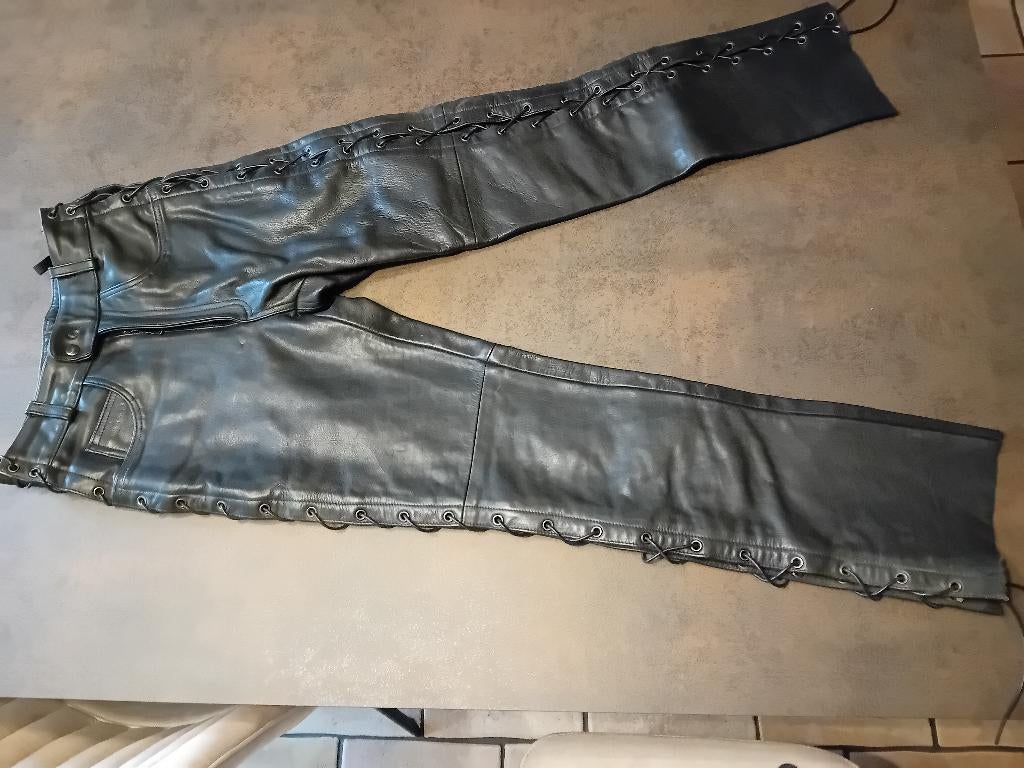 Lederen motorbroek voor dames, Motoren, Kleding | Motorkleding, Ophalen, Broek | leer, Richa, Dames