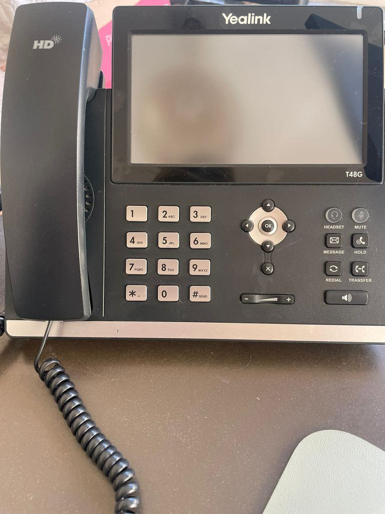 Yealink T48G IP bureautelefoon  Yealink T48G zakelijke, Telecommunicatie, Datacommunicatie en VoIP, Zo goed als nieuw, Telefoon