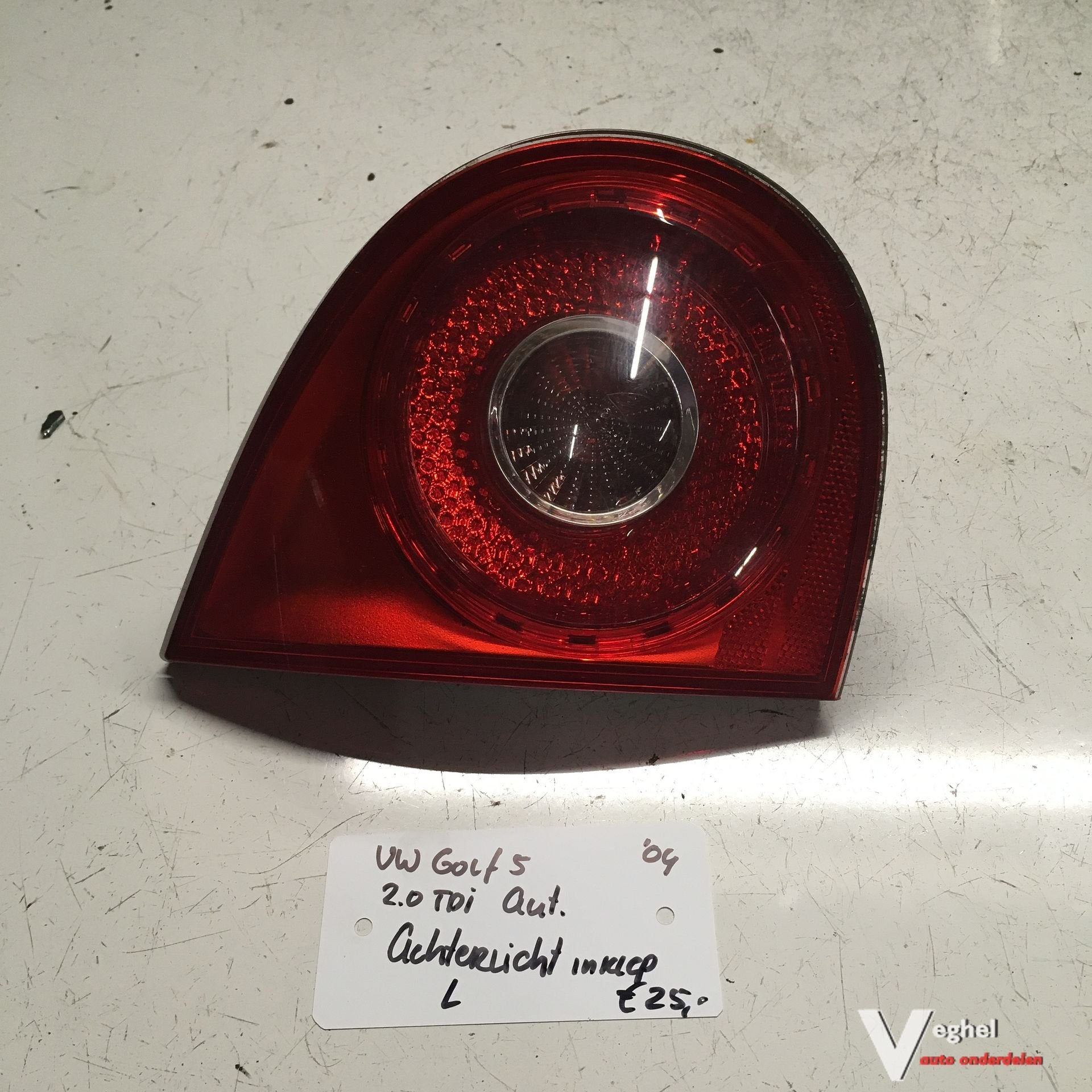 Vw Golf 5 2.0 TDI  Automaat 2004   Achterlicht in klep  Link, -, Utilisé, -, -