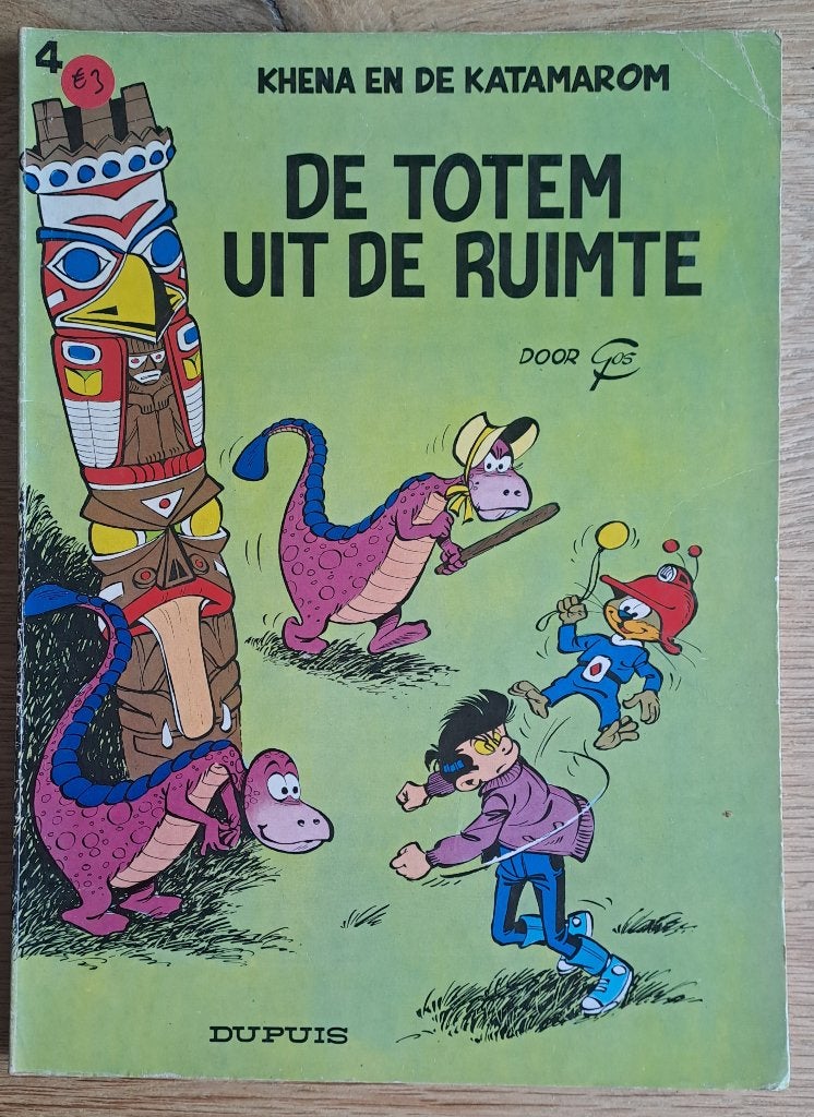 4 - Khena en de Katamarom - De Totem uit de ruimte, Livres, BD, Utilisé, Une BD, Enlèvement ou Envoi