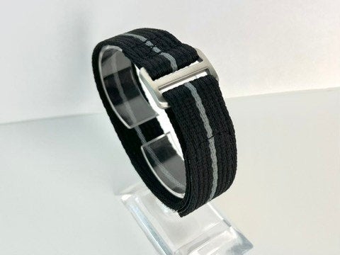 Horlogebandje Nylon Velcro Band FXD Stijl Zwart NIEUW, Ophalen of Verzenden, Nieuw
