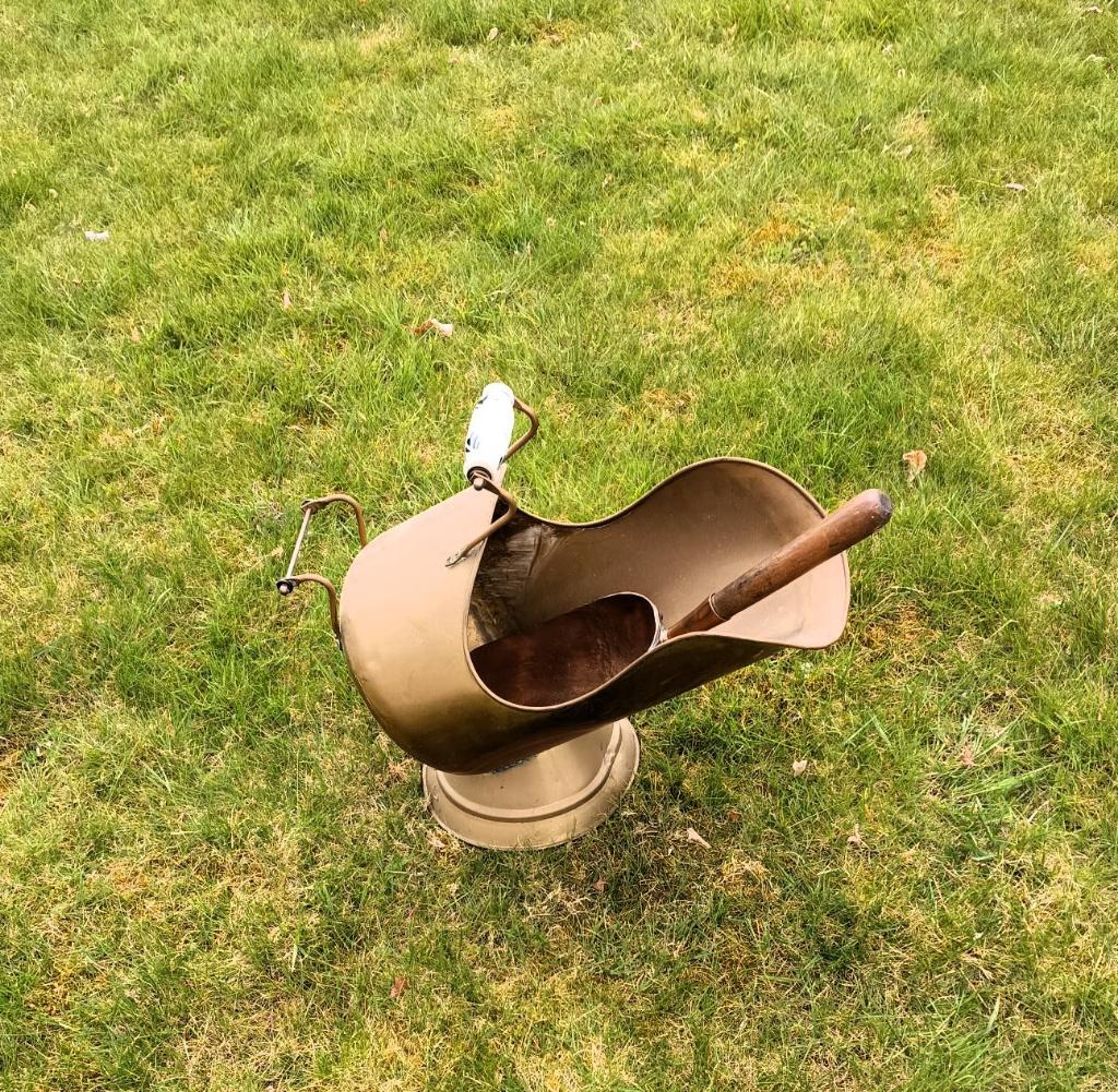 Vintage kolenemmer en schop, Antiek en Kunst, Ophalen of Verzenden
