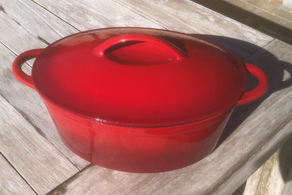 Gietijzeren braadpan, Huis en Inrichting, Keuken | Potten en Pannen, Ophalen, Zo goed als nieuw, Gietijzer, Koekenpan of Braadpan