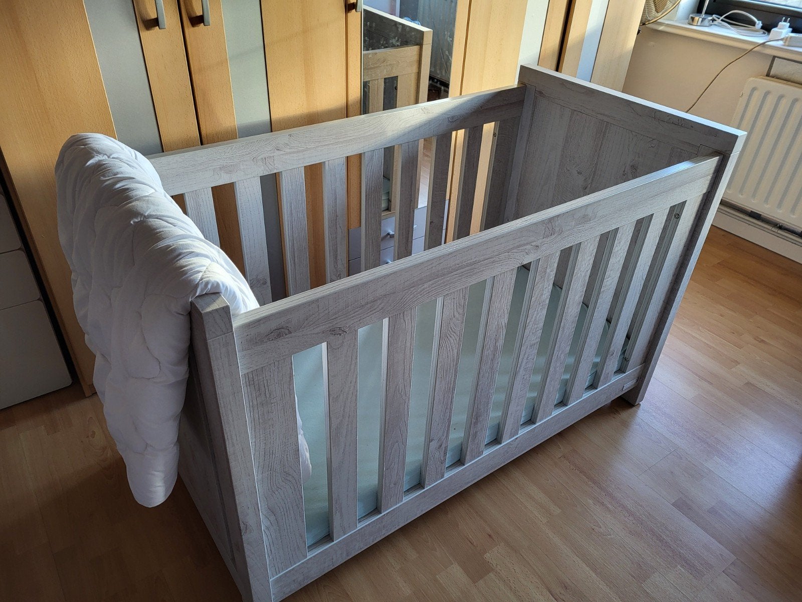 Interbaby bed 60 × 120cm, Enfants & Bébés, Enlèvement, Comme neuf, Garçon ou Fille