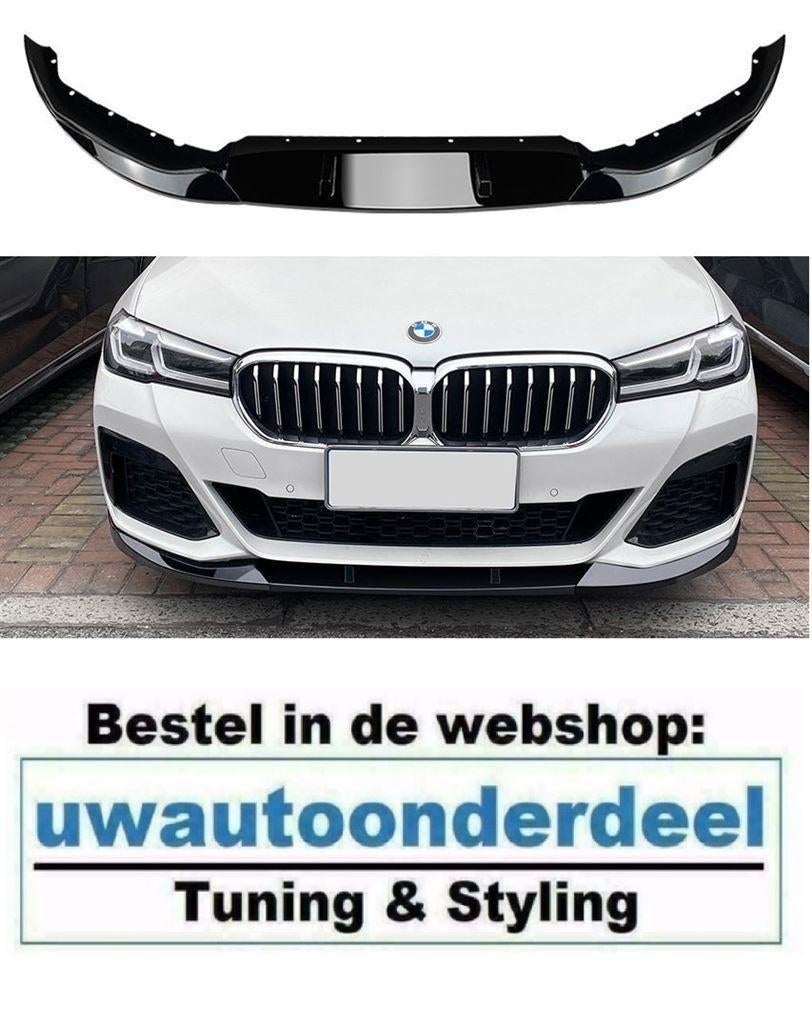 Spoiler Splitter Lip Zwart Voor Bmw 5 Serie G30 G31 M PACK L, Autos : Divers, Tuning & Styling, Envoi