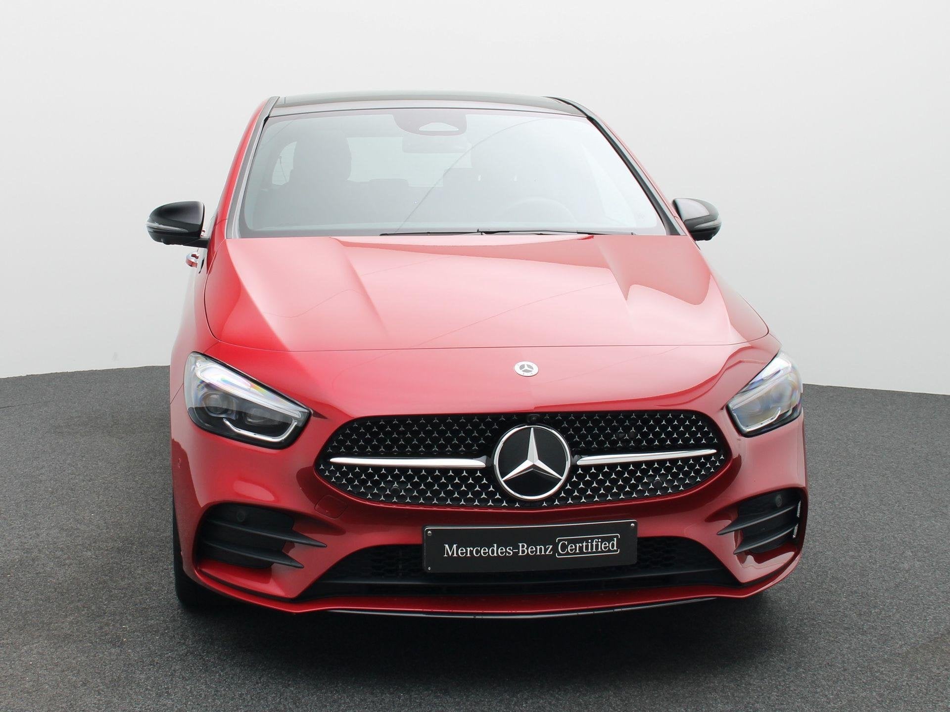 Mercedes-Benz B 250 e AMG Line + PANO DAK + MULTIBEAM + CARP, Auto's, Dealer onderhouden, Gebruikt, Zwart, 4 cilinders