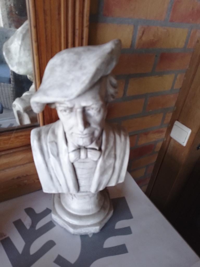 Borstbeeld Wagner, Ophalen, Buste, 20 - 50 cm, Overige materialen