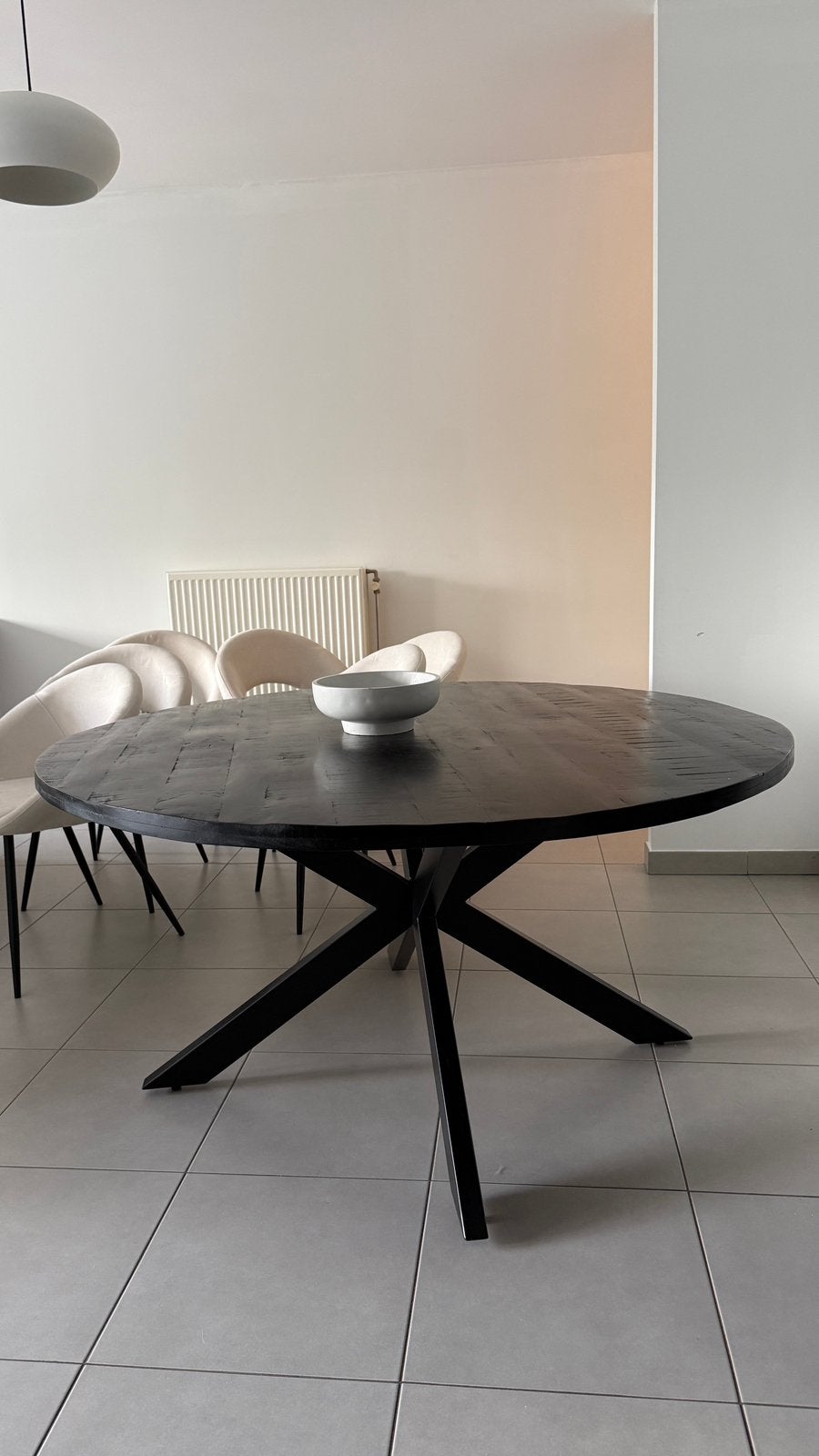 Eettafel rond, Huis en Inrichting, Ophalen, Zo goed als nieuw, Rond