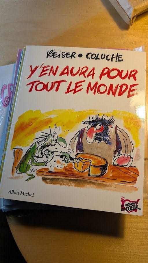 Reiser & Coluche - "Y en aura pour tout le monde" (1989), Boeken, Stripverhalen, Ophalen, Gelezen, Reiser