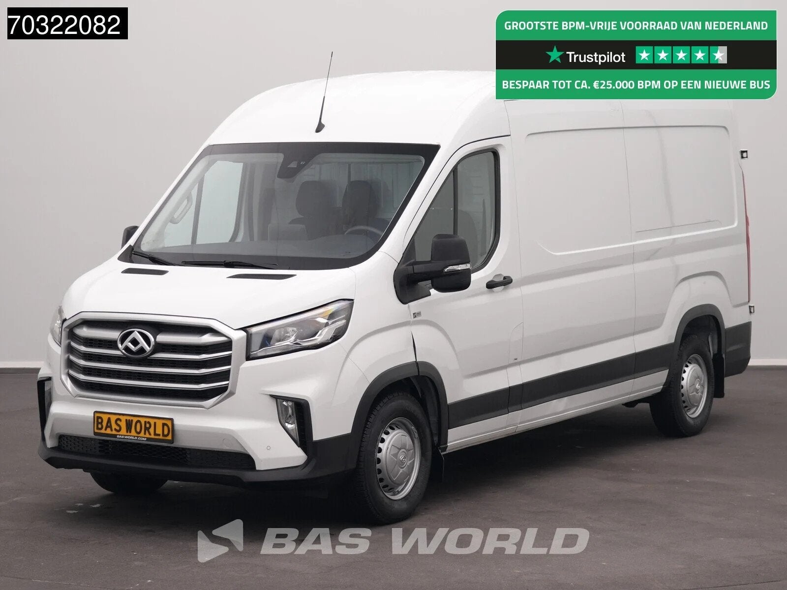 Maxus Deliver 9 L3H2 LED Airco Cruise Camera Parkeersensoren, Auto's, Stof, Gebruikt, Euro 6, 4 cilinders