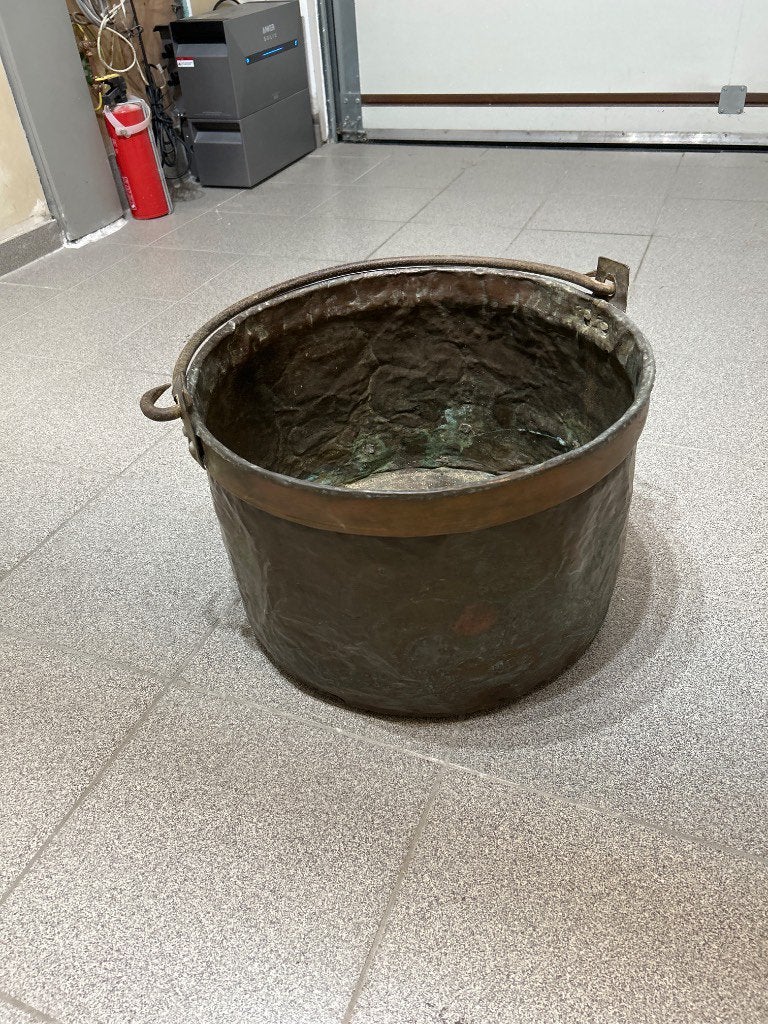 Koperen heksenpot/ketel, Antiek en Kunst, Ophalen