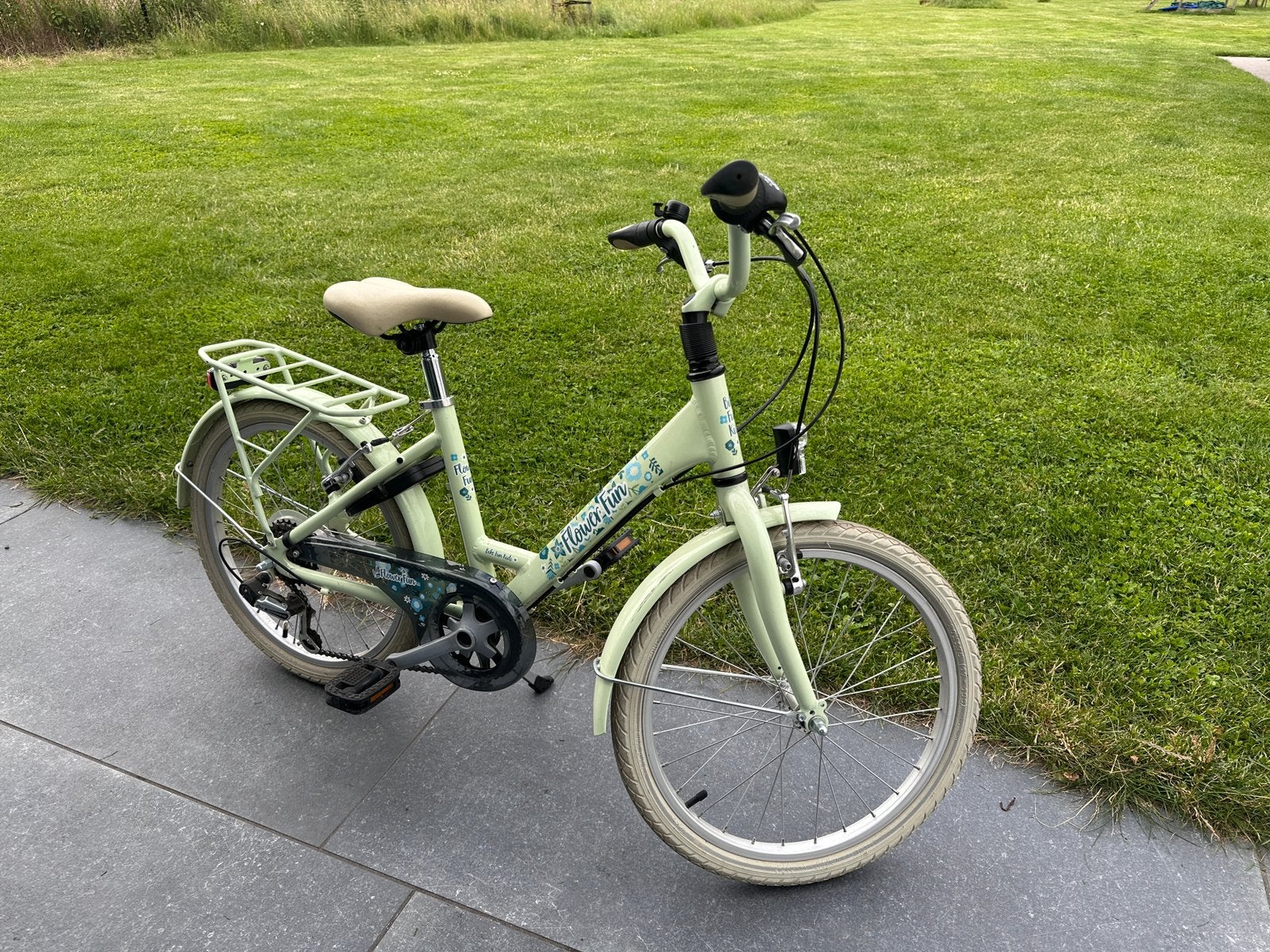Kinderfiets 24 inch Bike Fun, Fietsen en Brommers, 20 inch of meer, Gebruikt, Velgrem, Versnellingen