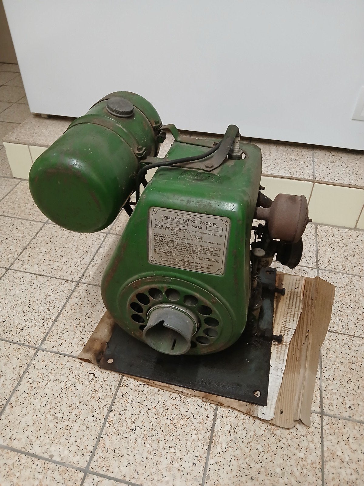 Moteur Villiers., Bricolage & Construction, Moteurs, Enlèvement, Utilisé, Moteur à essence