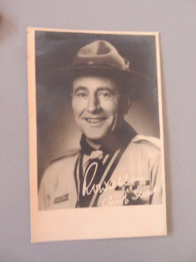 oude kaart Chief Scout Lord Rowallan scouting scouts leider, Collections, Scoutisme, Envoi, Comme neuf, Autres types