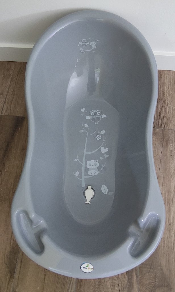 Grijs tega baby badje - perfecte staat, Ophalen, Zo goed als nieuw, Badje, Overige merken