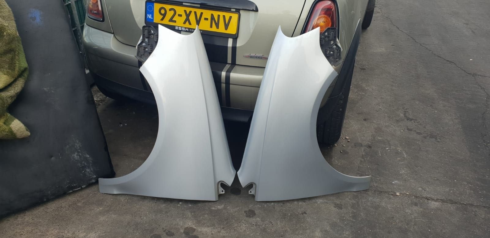 VW POLO VOORSCHERMEN BJ 2006 TOT 2009, -, Garde-boue, Utilisé, -