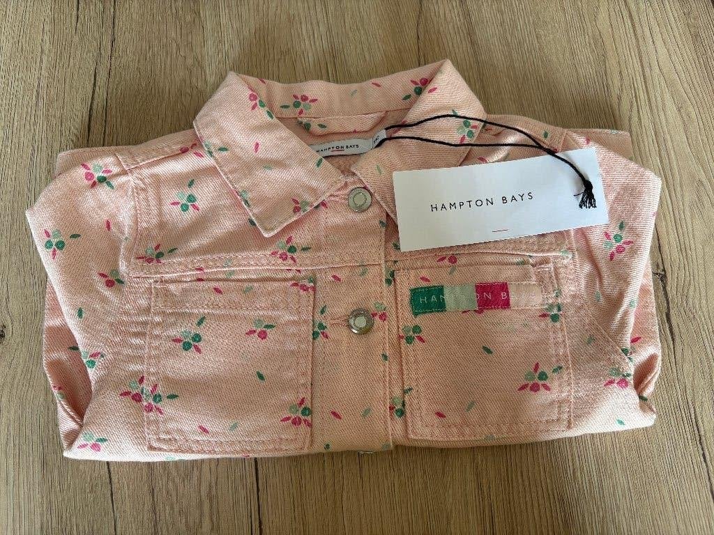 veste jeans fleuries fille T 5 ans neuve, Enlèvement ou Envoi, Neuf, Fille, Pull ou Veste