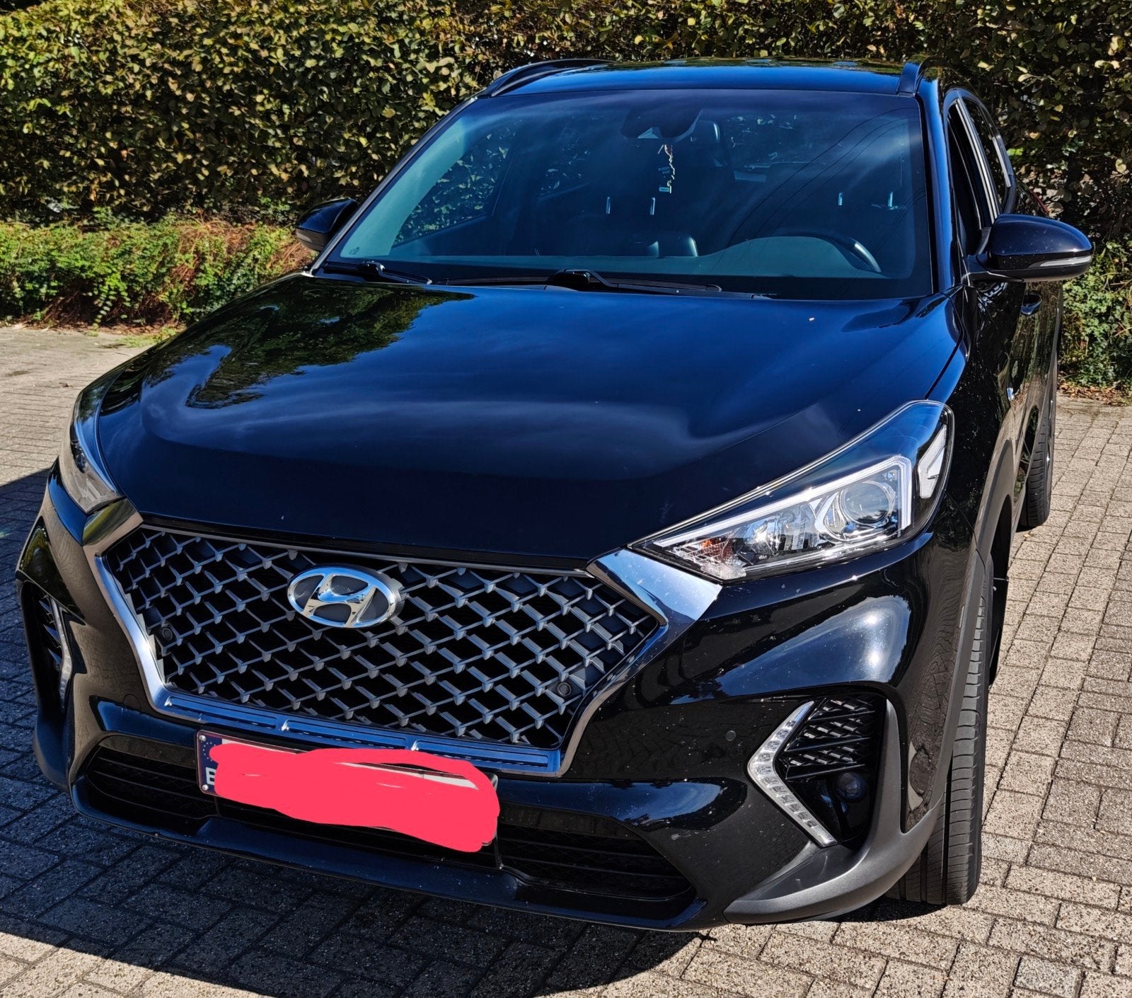Hyundai Tucson N-Line 2020 1,6benzine, Auto's, Voorwielaandrijving, Zwart, Handgeschakeld, 5 deurs