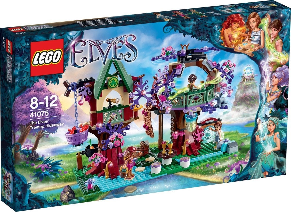Lego Elves 41075 - La cachette secrète des elfes, Lego, Ensemble complet, Comme neuf, Enlèvement