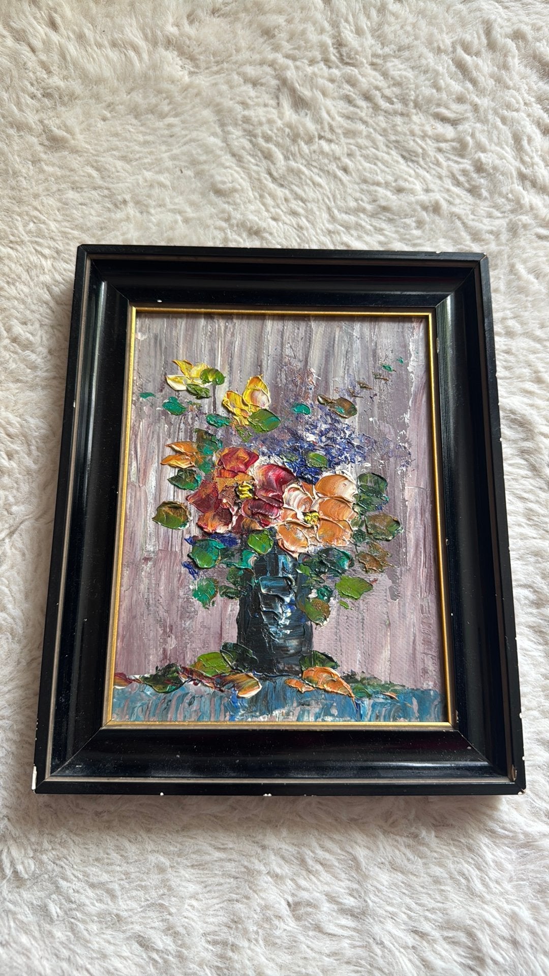 Peinture, Enlèvement, Fleurs