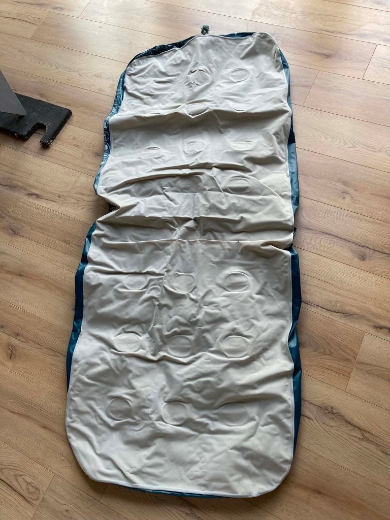 opblaasbaar kampeermatras, Ophalen, Zo goed als nieuw, 1-persoons
