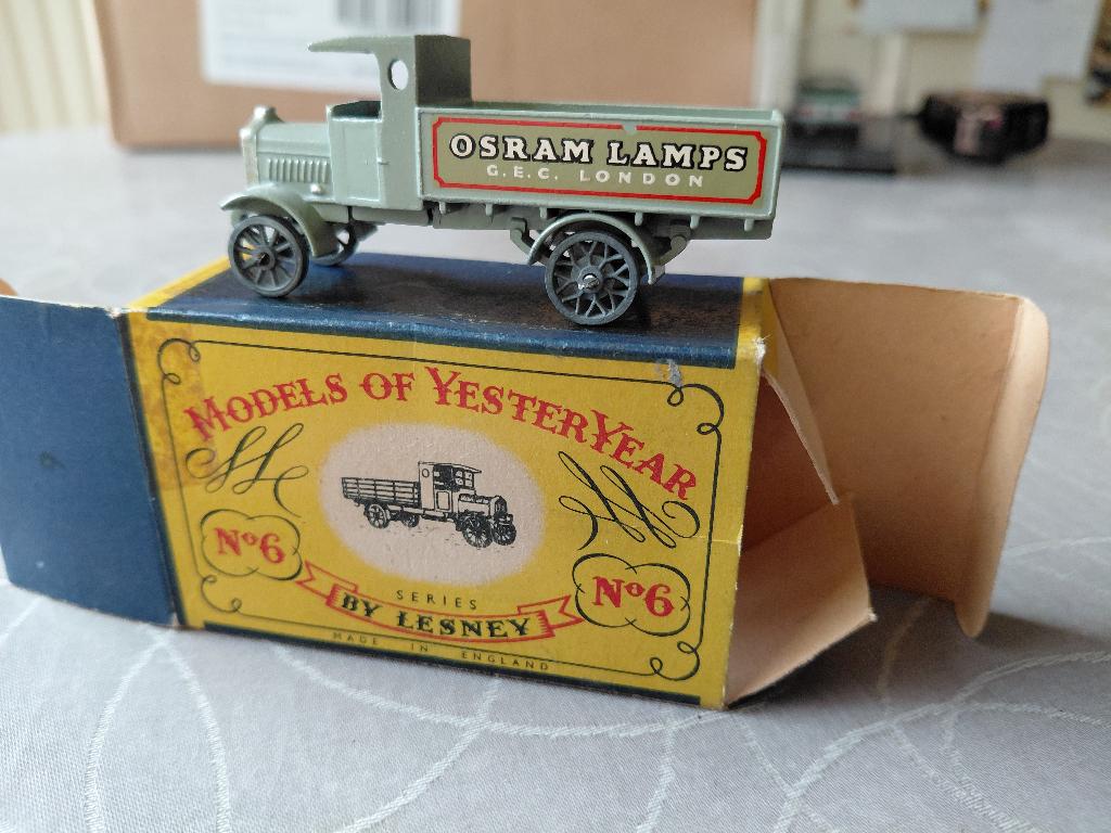 Matchbox Models of Yesteryear nr. 6 A.E.C., Ophalen of Verzenden, Gebruikt, Bus of Vrachtwagen
