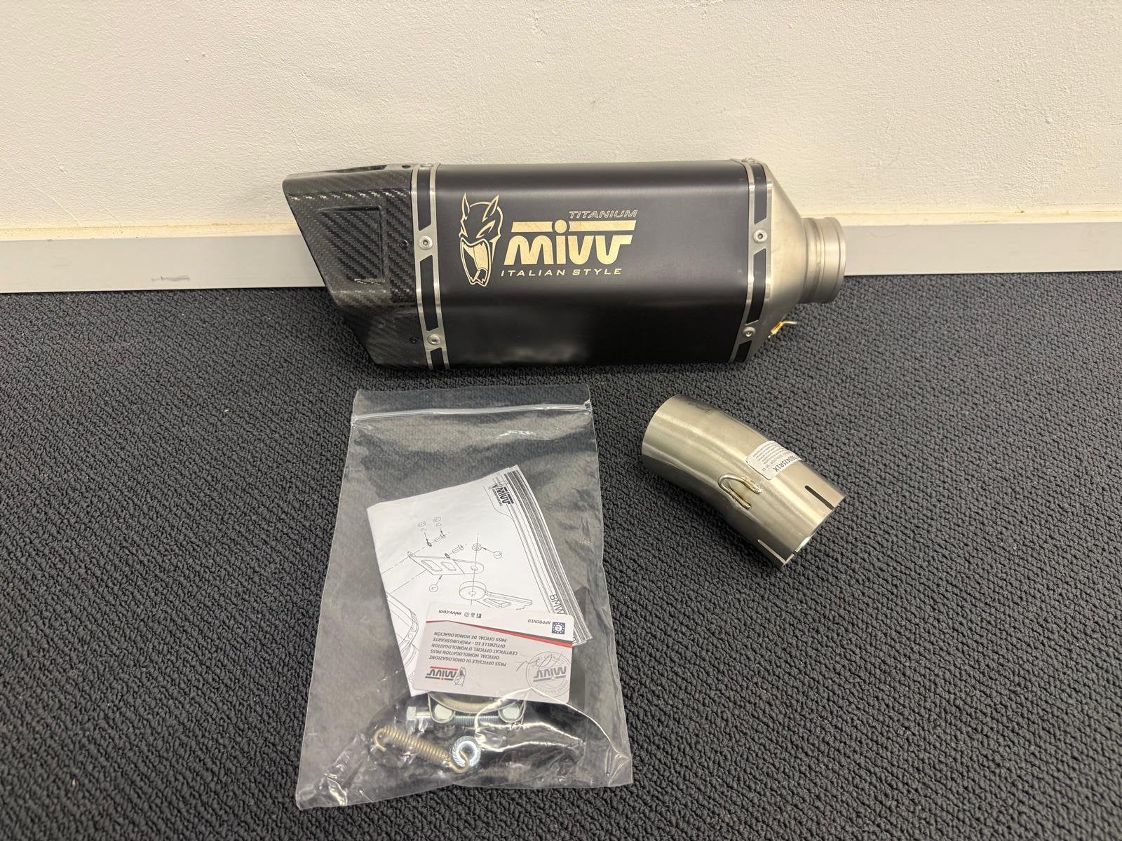 Bmw R 1300 GS uitlaat MIVV TITANIUM ITALIAN STYLE, Ophalen of Verzenden