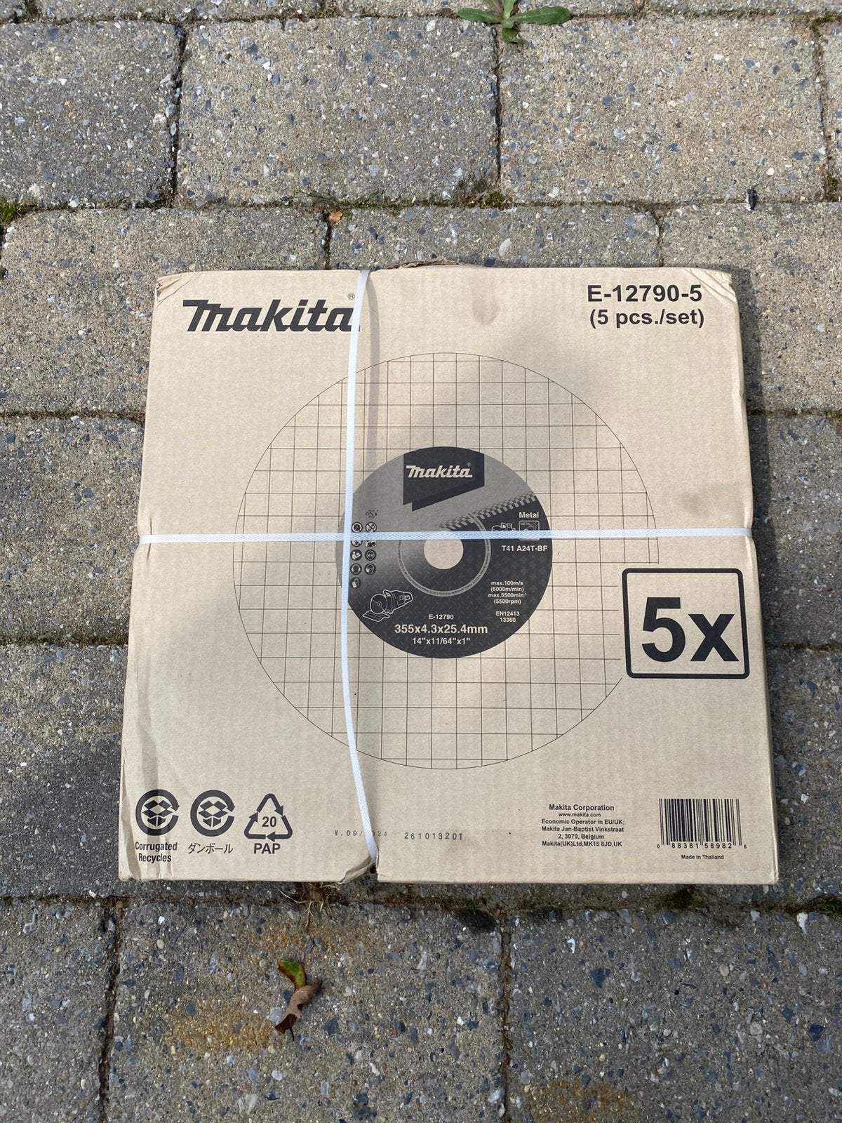 5x doorslijpschijven metaal 350mm, Doe-het-zelf en Bouw, Gereedschap | Slijpmachines, Ophalen, Zo goed als nieuw