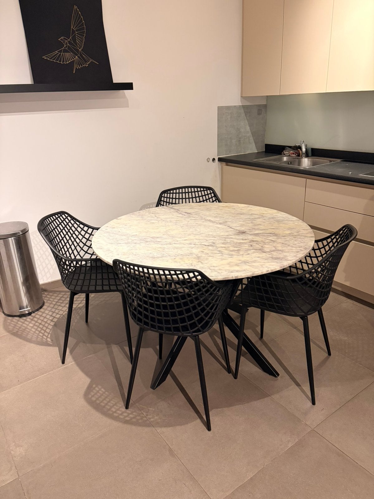 Tafel te koop, Huis en Inrichting, Tafels | Eettafels, Ophalen, Overige materialen, Gebruikt, 100 tot 150 cm