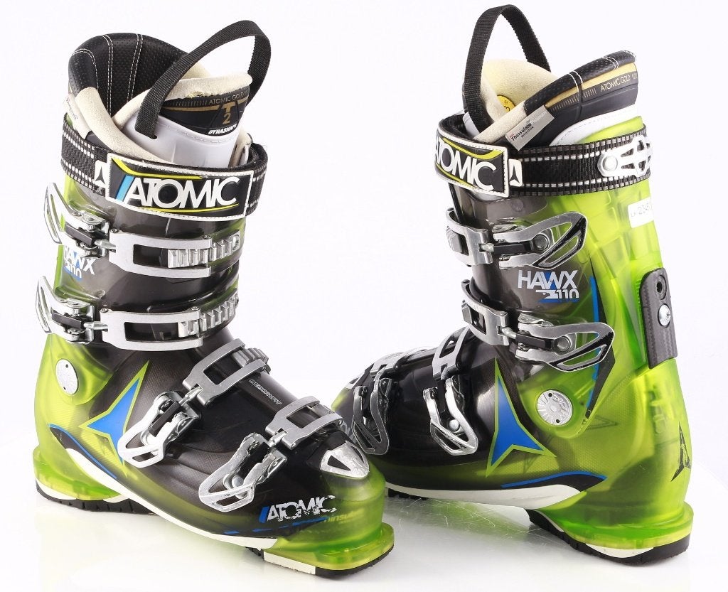 44,5; 45 EU skischoenen ATOMIC HAWX 110, memory fit, 3M, Gebruikt, Verzenden, Schoenen, Carve