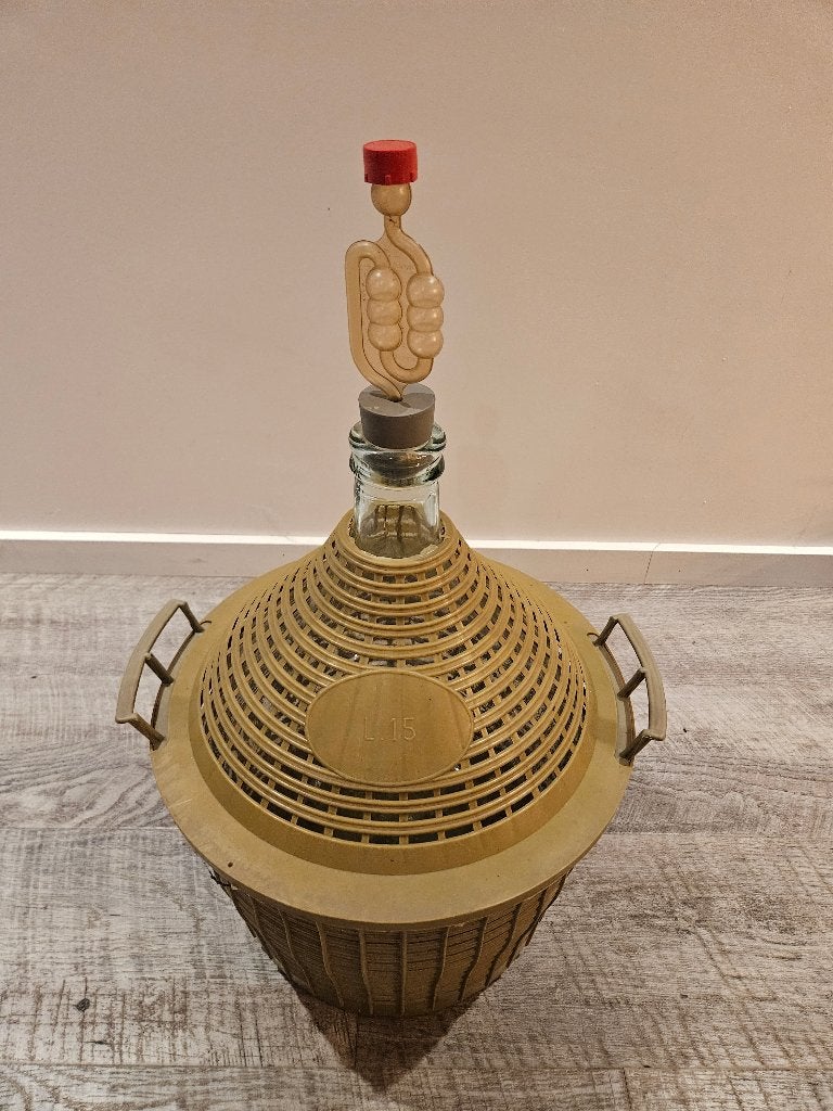 15L glazen dame-jeanne / wijnballon, Ophalen of Verzenden, Nieuw, Overige typen