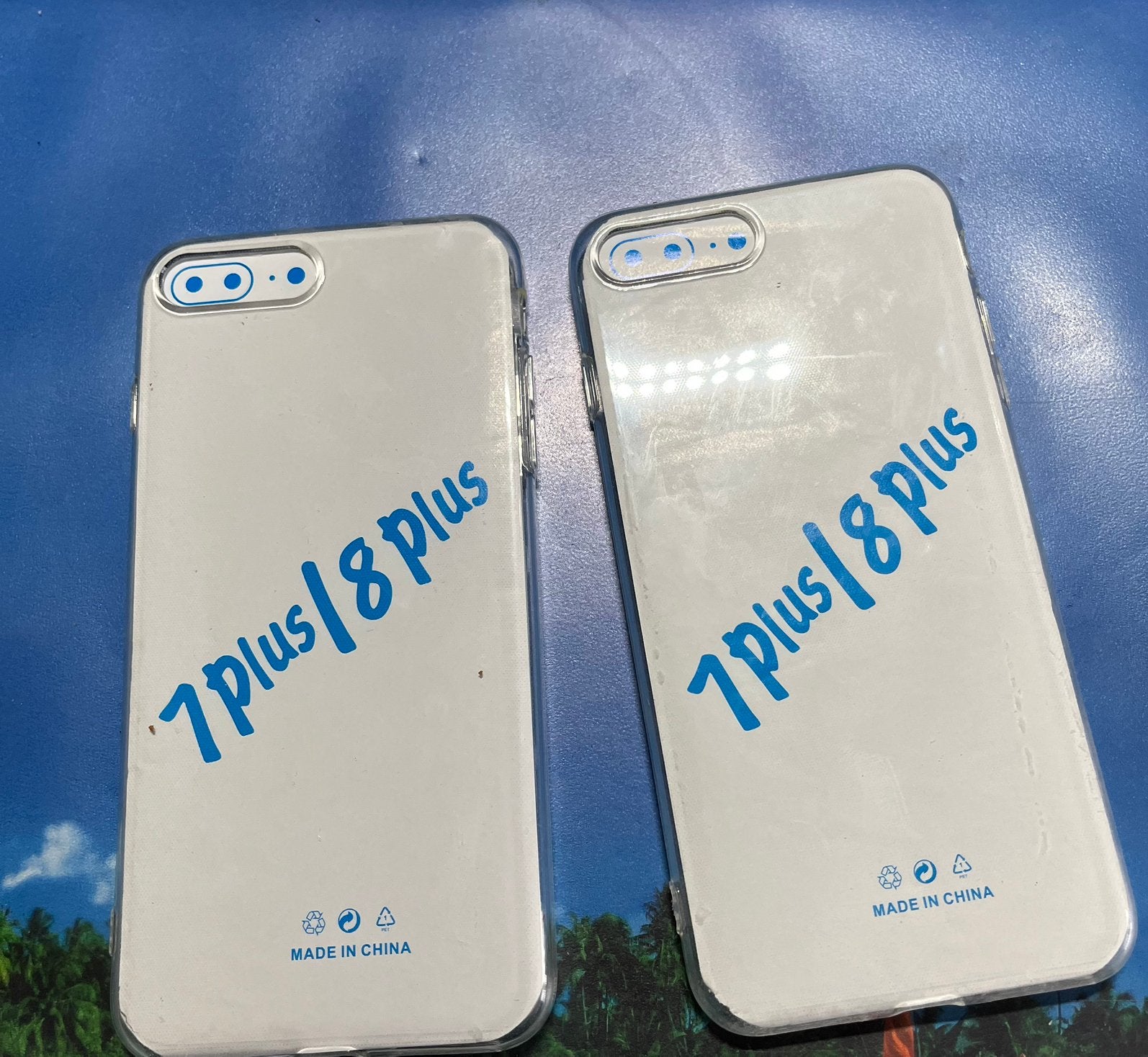 2 Coques de protection IPhone 7p/8p, Enlèvement, Neuf, Protection